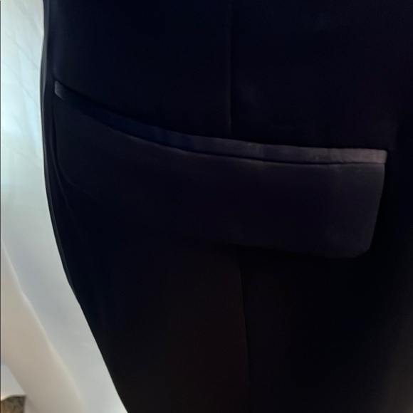 Adelyn Rae Navy Blazer with Wrap Design and V-Neckline, XXL - Picture 5 of 6